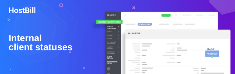 HostBill internal client statuses